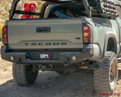 Body Armor 4x4 Pro Series II  Rear Bumper Toyota Tacoma 2016-2023 - TC-2966