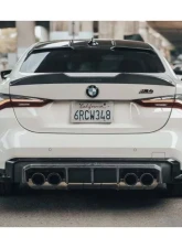 PSM Dynamic Rear Diffuser V2 Forged 4pc Kit BMW M3 | M4                                     - BRG03D2FD - Image 2