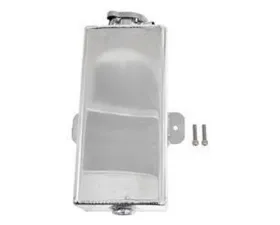 Granatelli Motorsports 2.5qt 1/4in NPT In 1/8in NPT Alum Rectangular Coolant Tank- Polished