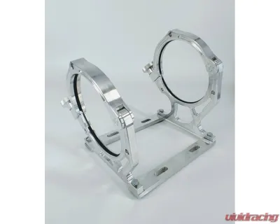 Granatelli Motorsports Billet Aluminum Nitrous Bottle Bracket. Fits Single 10/15 lb. | 12 lb. Composite Bottle - 451010