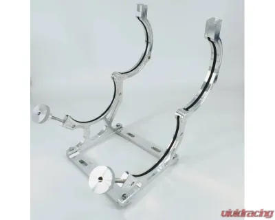 Granatelli Motorsports Billet Aluminum Nitrous Bottle Bracket. Fits Single 10/15 lb. | 12 lb. Composite Bottle - 451010