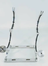 Granatelli Motorsports Billet Aluminum Nitrous Bottle Bracket. Fits Single 10/15 lb. | 12 lb. Composite Bottle                                     - 451010 - Image 3