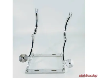 Granatelli Motorsports Billet Aluminum Nitrous Bottle Bracket. Fits Single 10/15 lb. | 12 lb. Composite Bottle - 451010