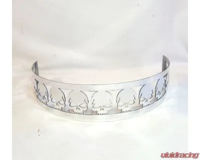 Granatelli Motorsports Blingz Beauty Bandz, 14" Diameter, 3" Tall Air Cleaner Grill - Skulls - 750001