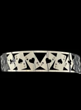 Granatelli Motorsports Blingz Beauty Bandz, 14" Diameter, 3" Tall Air Cleaner Grill - Aces Wild                                     - 750002 - Image 2