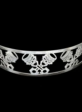 Granatelli Motorsports Blingz Beauty Bandz, 14" Diameter, 3" Tall Air Cleaner Grill - Skullz and Rods                                     - 750004 - Image 3