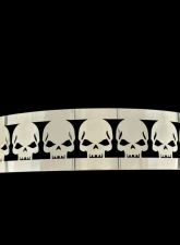 Granatelli Motorsports Blingz Beauty Bandz, 14" Diameter, 3" Tall Air Cleaner Grill - Skulls                                     - 750001 - Image 2