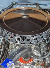 Granatelli Motorsports Blingz Beauty Bandz, 14" Diameter, 3" Tall Air Cleaner Grill - Aces Wild                                     - 750002 - Image 2