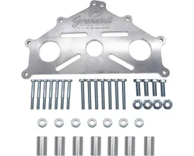 Granatelli Motorsports Engine Stand Adapter Plate, Billet Aluminum, Chevrolet. SBC, BBC, LT, LS | Duramax