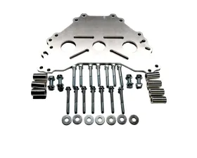 Granatelli Motorsports Engine Stand Adapter Plate, Billet Aluminum Ford