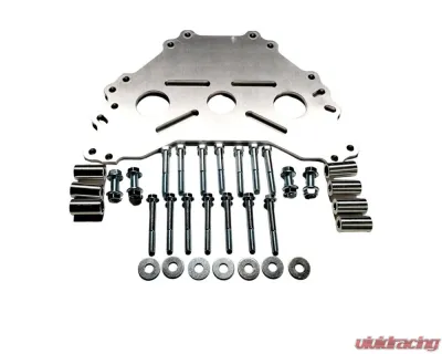 Granatelli Motorsports Engine Stand Adapter Plate, Billet Aluminum Ford - 540107
