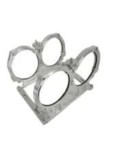 Granatelli Motorsports Dual Billet Aluminum Nitrous Bottle Bracket. Fits Dual 10/15 lb. | 12 lb. Composite Bottles                                     - 451011 - Image 2