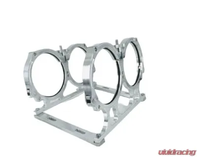 Granatelli Motorsports Dual Billet Aluminum Nitrous Bottle Bracket. Fits Dual 10/15 lb. | 12 lb. Composite Bottles - 451011