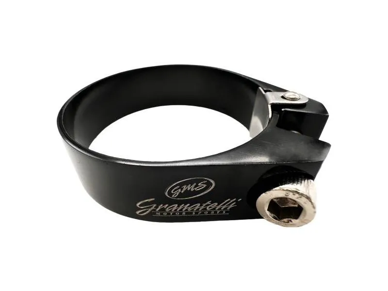 Granatelli Motorsports 1.50" Aluminum Hose Clamps I.D. Adjustment Range 42 - 44mm - Black - 971200