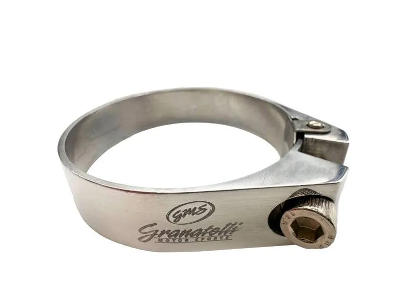 Granatelli Motorsports 1.50" Aluminum Hose Clamps I.D. Adjustment Range 42 - 44mm - Polished - 971375P