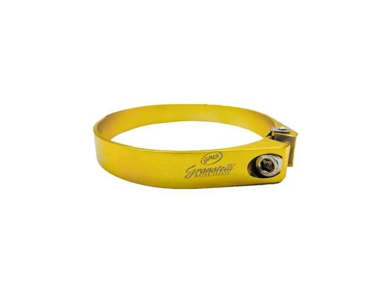 Granatelli Motorsports 1.50" Hose O.D. Clamp.  I.D. Adjustment Range 38 - 40mm - Gold - 971350G