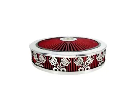 Granatelli Motorsports Blingz Beauty Bandz Red and Chrome Air Filter Assembly Craps