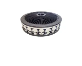 Granatelli Motorsports Blingz Beauty Bandz Black Air Filter Assembly , Craps
