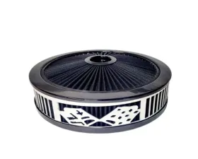 Granatelli Motorsports Blingz Beauty Bandz Black Air Filter Assembly , Craps