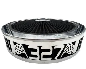 Granatelli Motorsports Blingz Beauty Bandz Black And Chrome Air Filter Assembly Craps