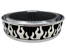 Granatelli Motorsports Blingz Beauty Bandz Black And Chrome Air Filter Assembly Craps