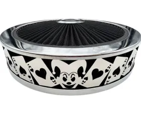 Granatelli Motorsports Blingz Beauty Bandz Black And Chrome Air Filter Assembly Craps