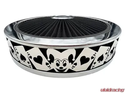 Granatelli Motorsports Blingz Beauty Bandz Black And Chrome Air Filter Assembly Craps - 750029
