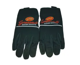 Granatelli Motorsports Mechanics Work Gloves All Black w/ Touch Screen Sensitive Finger X-Large