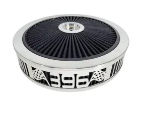 Granatelli Motorsports Blingz Beauty Bandz Black And Chrome Air Filter Assembly Craps