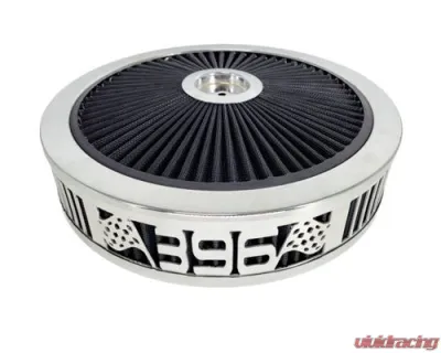 Granatelli Motorsports Blingz Beauty Bandz Black And Chrome Air Filter Assembly Craps - 750035