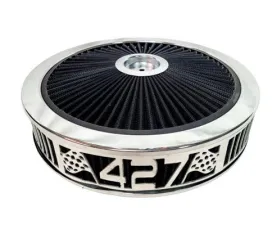 Granatelli Motorsports Blingz Beauty Bandz Black And Chrome Air Filter Assembly Craps