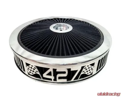 Granatelli Motorsports Blingz Beauty Bandz Black And Chrome Air Filter Assembly Craps - 750036