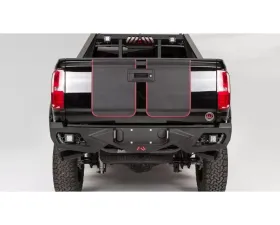 Fab Fours Black Powdercoated Vengeance Rear Bumper with Sensor Chevrolet Colorado 2015-2022