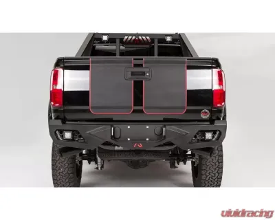 Fab Fours Black Powdercoated Vengeance Rear Bumper with Sensor Chevrolet Colorado 2015-2022 - CC21-E3352-1