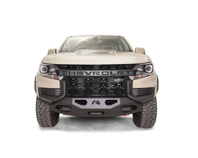 Fab Fours Black Powdercoated Hidden Winch Mount Chevrolet Colorado 2021 - CC21-N5151-1