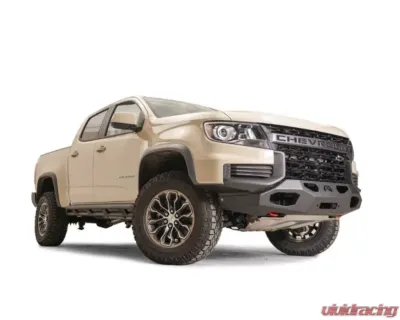 Fab Fours Black Powdercoated Hidden Winch Mount Chevrolet Colorado 2021 - CC21-N5151-1