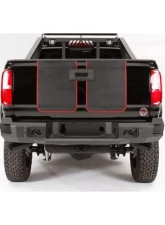 Fab Fours Black Powdercoated Premium Rear Bumper with Sensor Chevrolet Colorado 2015-2022                                     - CC21-W3351-1 - Image 3