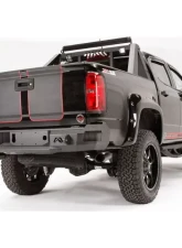 Fab Fours Black Powdercoated Premium Rear Bumper with Sensor Chevrolet Colorado 2015-2022                                     - CC21-W3351-1 - Image 2