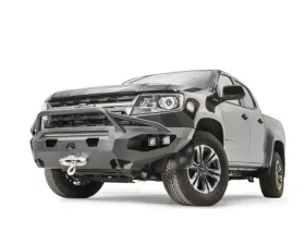 Fab Fours Black Powdercoated Matrix Front Bumper with Pre-Runner Guard Chevrolet Colorado 2021-2022