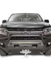 Fab Fours Black Powdercoated Matrix Front Bumper with Pre-Runner Guard Chevrolet Colorado 2021-2022                                     - CC21-X5152-1 - Image 2