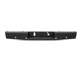 Fab Fours Black Powdercoated Red Steel Rear Bumper Chevrolet Silverado 2500 | 3500 2015-2019