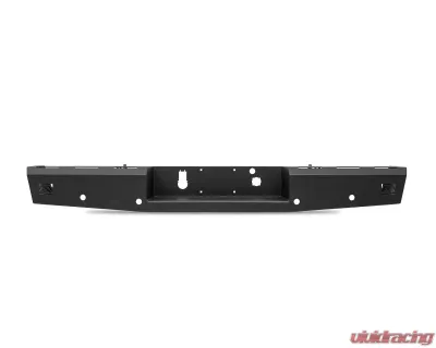 Fab Fours Black Powdercoated Red Steel Rear Bumper Chevrolet Silverado 2500 | 3500 2015-2019 - CH15-RT30501