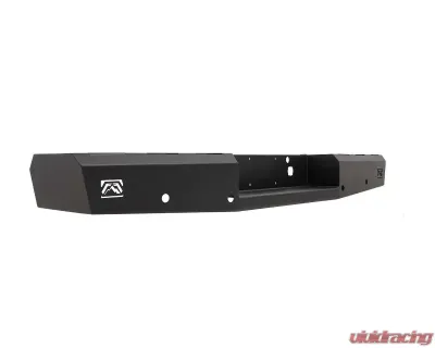Fab Fours Black Powdercoated Red Steel Rear Bumper Chevrolet Silverado 2500 | 3500 2015-2019 - CH15-RT30501