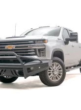 Fab Fours Black Powdercoated Black Steel Elite Front Bumper with Sensor Chevrolet Silverado 2500 | 3500 2020-2022                                     - CH20-Q4961-1 - Image 2