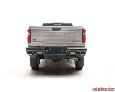 Fab Fours Black Powdercoated Black Steel Rear Bumper Chevrolet | GMC 2020-2022 - CH20-T4950-1
