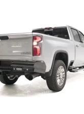 Fab Fours Black Powdercoated Black Steel Rear Bumper Chevrolet | GMC 2020-2022                                     - CH20-T4950-1 - Image 2