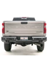 Fab Fours Black Powdercoated Premium Rear Bumper with Sensor Chevrolet Silverado 2500 | 3500 2020-2022                                     - CH20-W4951-1 - Image 2