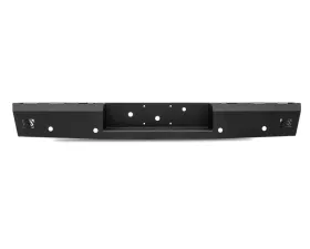 Fab Fours Black Powdercoated Red Steel Rear Bumpers Chevrolet | GMC 1500 2007-2013