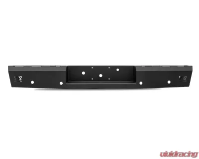 Fab Fours Black Powdercoated Red Steel Rear Bumpers Chevrolet | GMC 1500 2007-2013 - CS07-RT18501
