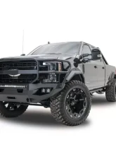 Fab Fours Black Powdercoated Matrix Front Bumper with Full Guard Dodge Ram 2500 | 3500 2010-2018                                     - DR10-X2950-1 - Image 2